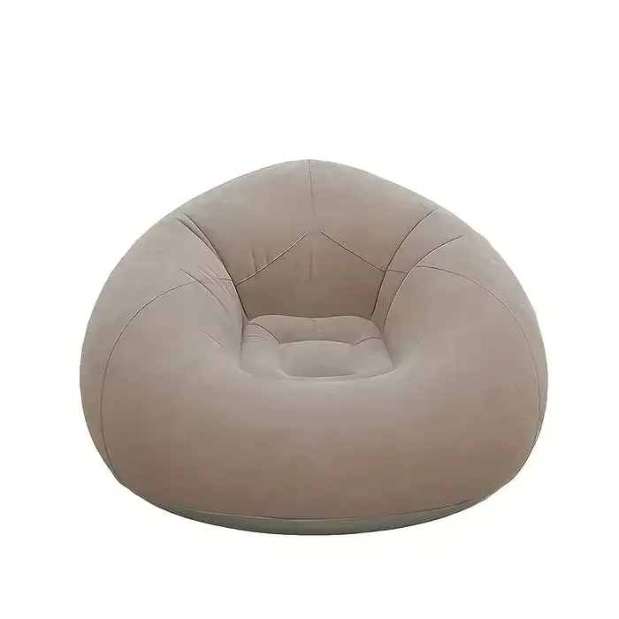 Chaise longue gonflable d'extérieur en polypropylène durable avec pompe à air, pliable, gonflage rap