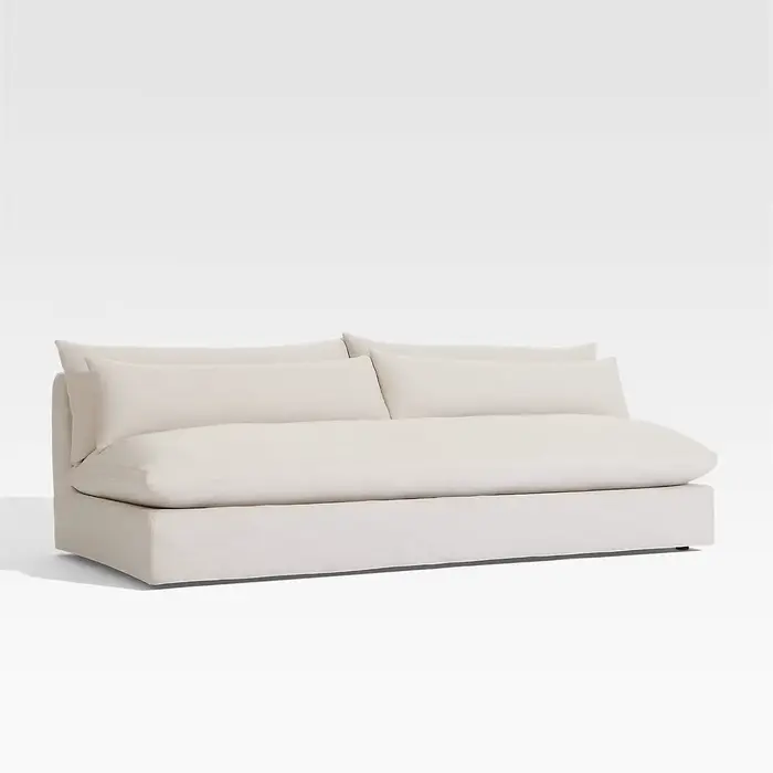 Ensembles de meubles de jardin canapé extérieur en aluminium tissu imperméable canapés de Patio en m