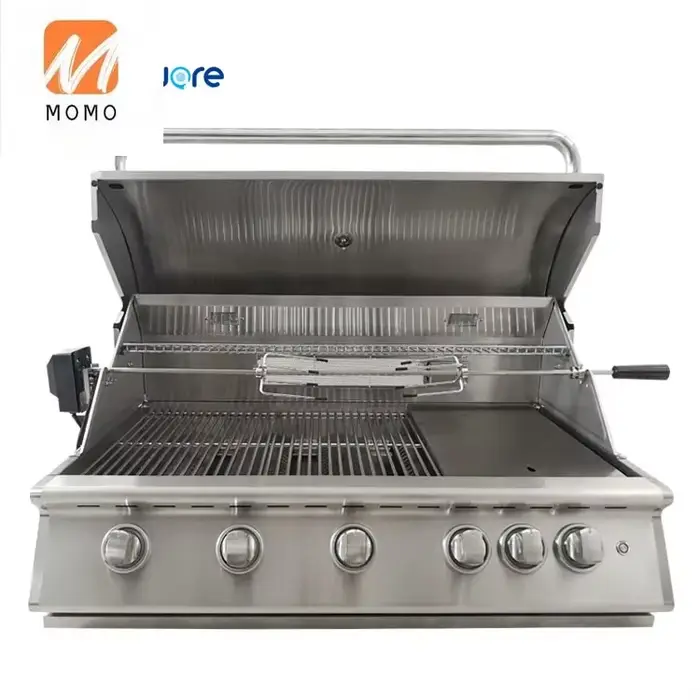 Ensemble de cuisine en acier inoxydable pour l'extérieur, ustensiles de cuisine de camping, gril à gaz, barbecue, cour, villa, bar, fête