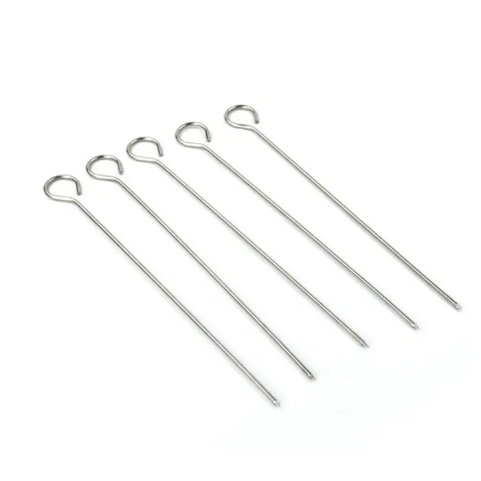 Ensemble de brochettes de barbecue en acier inoxydable