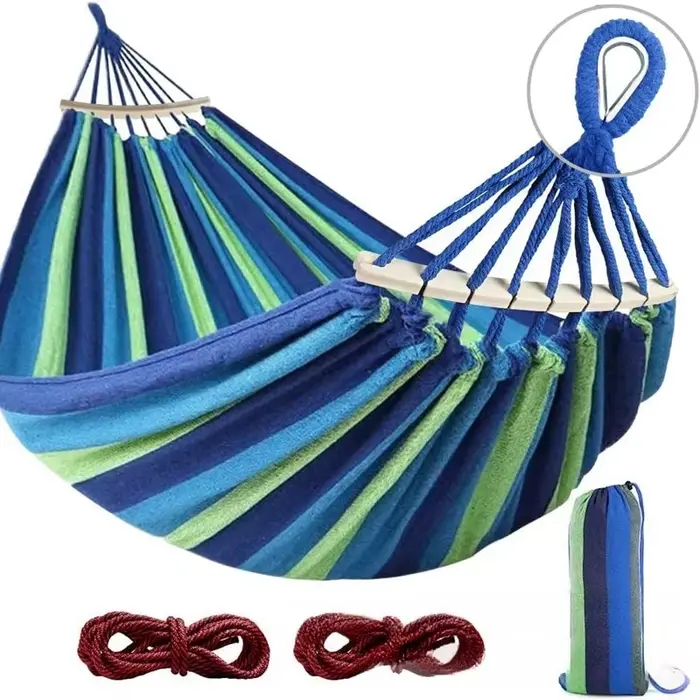 Hamac de Camping en tissu épais et Durable