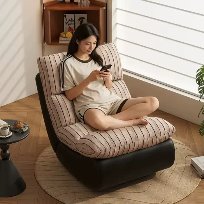 Fauteuil à bascule en bois pour adultes