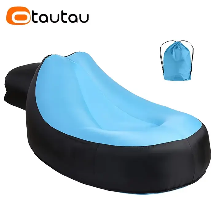 Chaise longue gonflable portable