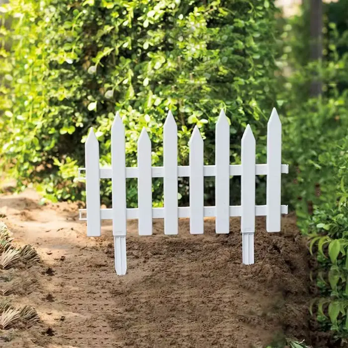 Clôture de cour en plastique pour jardin, 2 pièces, pratique et Durable, garde-corps universel créat