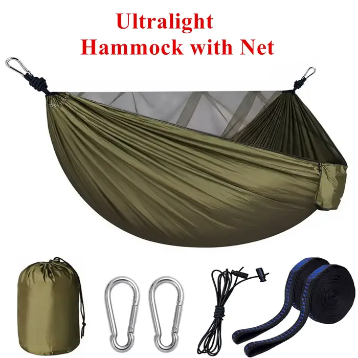 Hamac de camping avec moustiquaire
