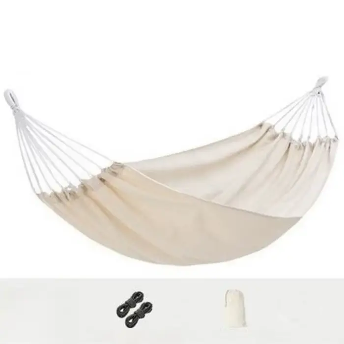 Hamac simple en toile pour extérieur, jardin, camping, balançoire intérieure pour enfants, hamac mul